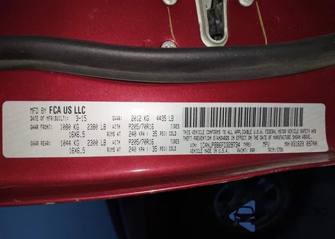 2015 Jeep Patriot Sport из США, поврежденный, VIN 1C4NJPBB6FD329734